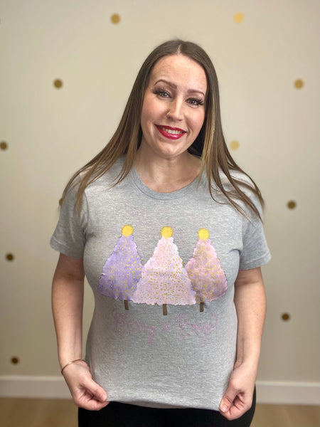 DOORBUSTER Merry & Bright Christmas Tree Tee