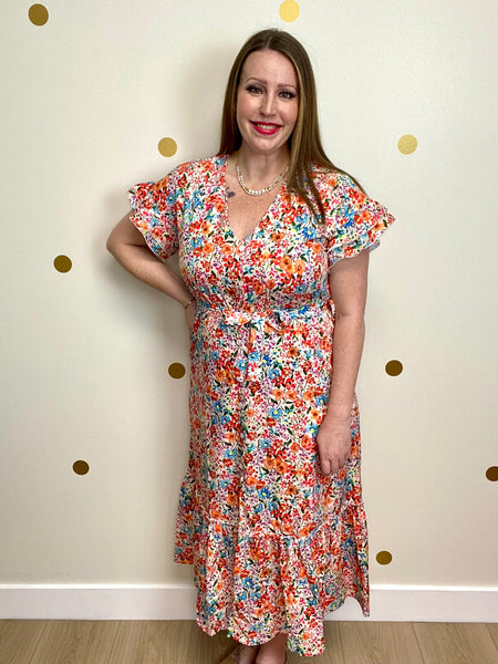 Multicolor Floral Dress