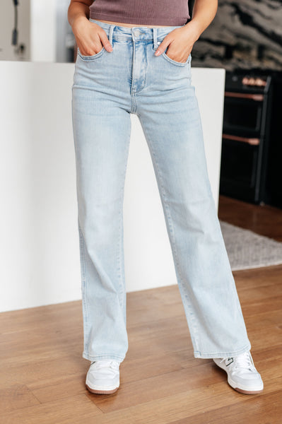 Judy Blue High Rise Control Top Vintage Wash Straight Jeans - Online Only!