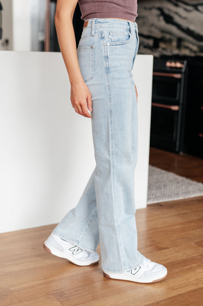 Judy Blue High Rise Control Top Vintage Wash Straight Jeans - Online Only!