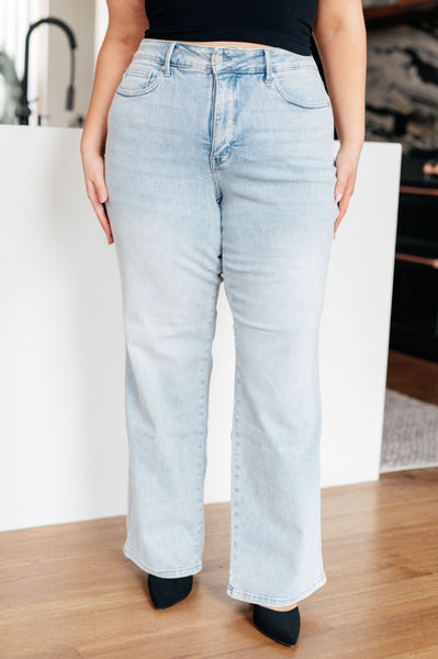 Judy Blue High Rise Control Top Vintage Wash Straight Jeans - Online Only!