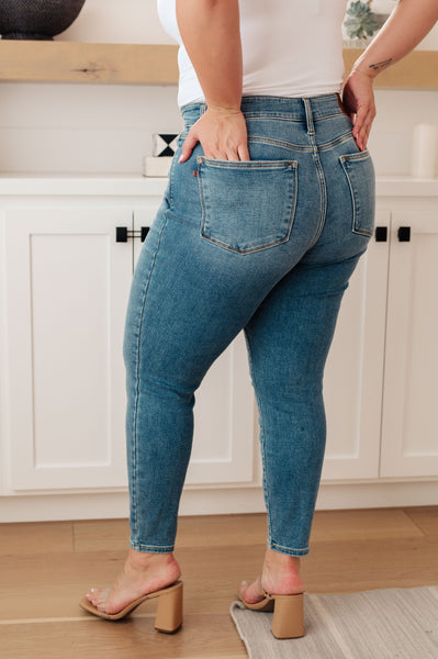 Judy Blue High Rise Thermal Skinny Jean - Online Only!