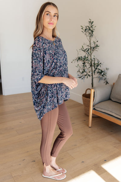 Essential Blouse in Navy Paisley - Online Only!