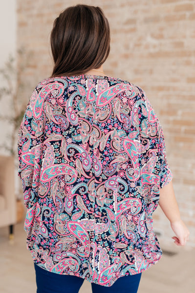 Essentially You Top in Pink Paisley - Online Only!