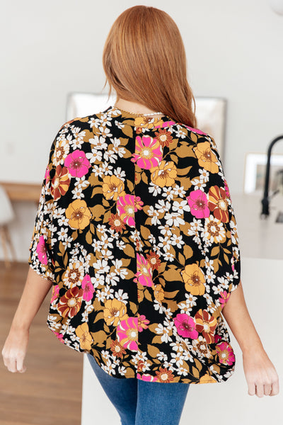 Take Another Chance Floral Print Top - Online Only!